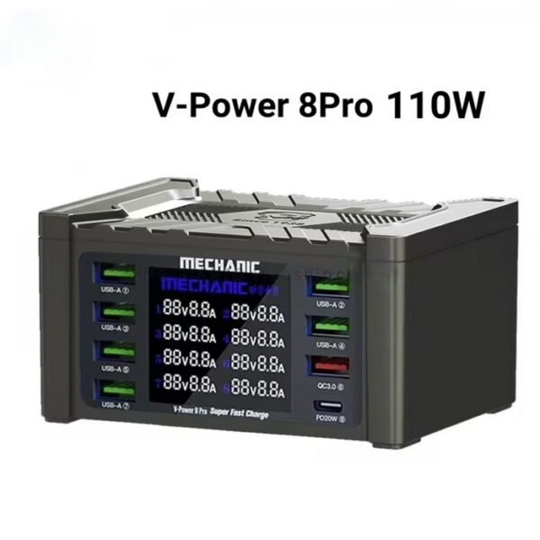 هاب شارژ mecanic v power 8 pro